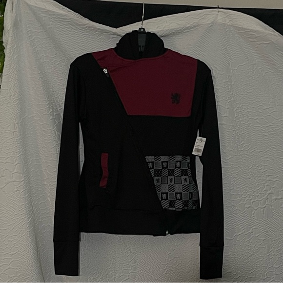 NWT! Harry Potterter Hogwarts Gryffindor Quidditch Sports Zip Up Hoodie Jacket - Picture 6 of 16